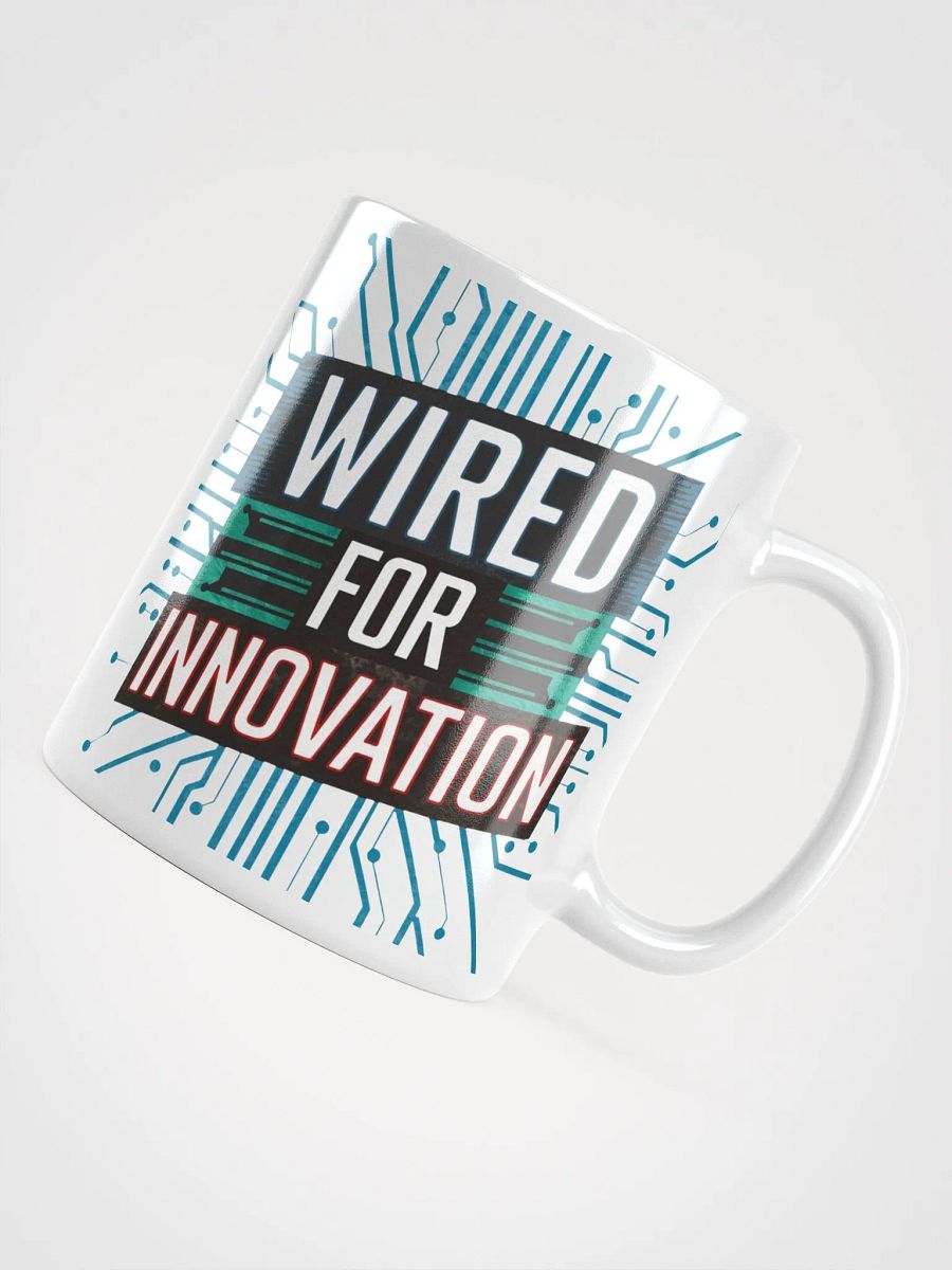 Wired For Innovation Code Design Mug for Tech Geeks product image (4)