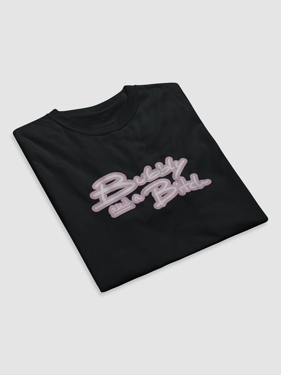 Bubbly and a B*tch (lined design, #E1B9CE) unisex eco tee product image (7)
