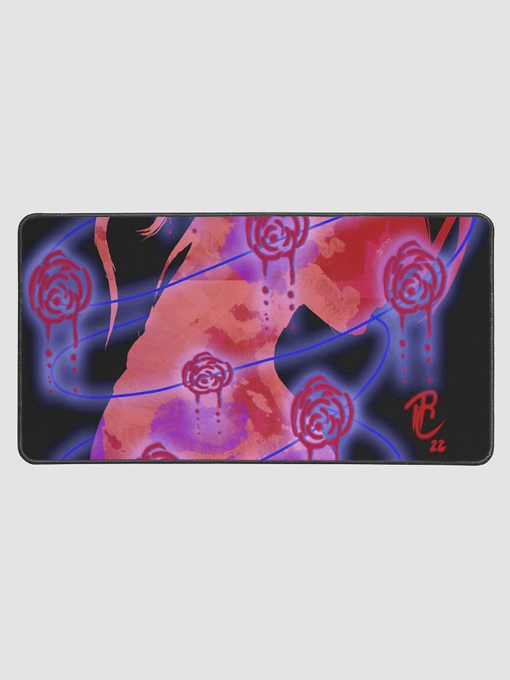 Glowing Rose Desk Mat product image (1)