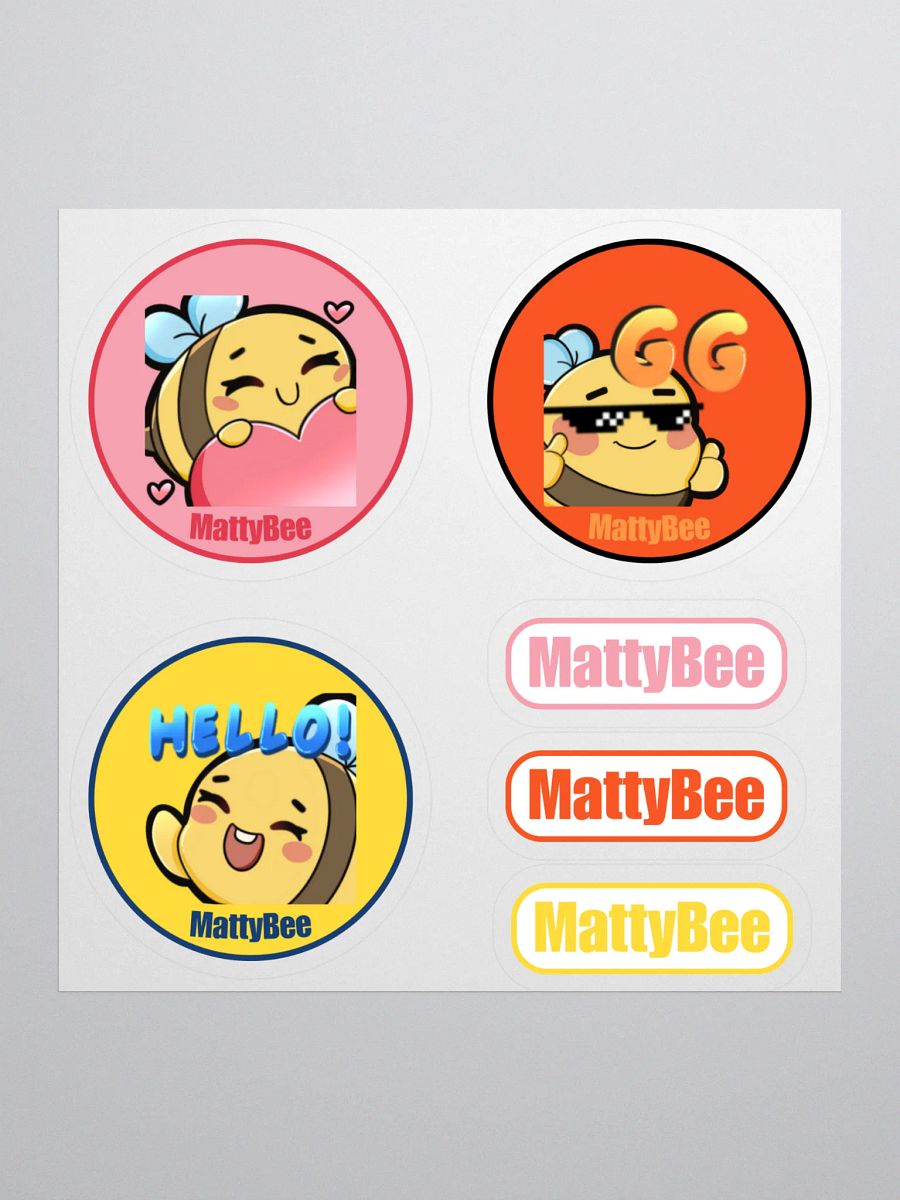 Emote Sticker Sheet #1 product image (1)