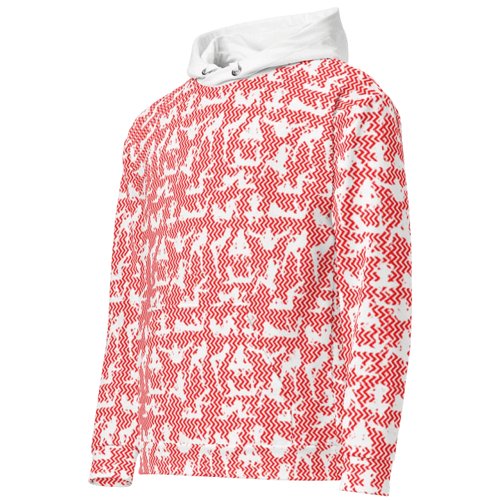 Dynamic Zig-Zag - WHITE | Unisex Hoodie product image (2)