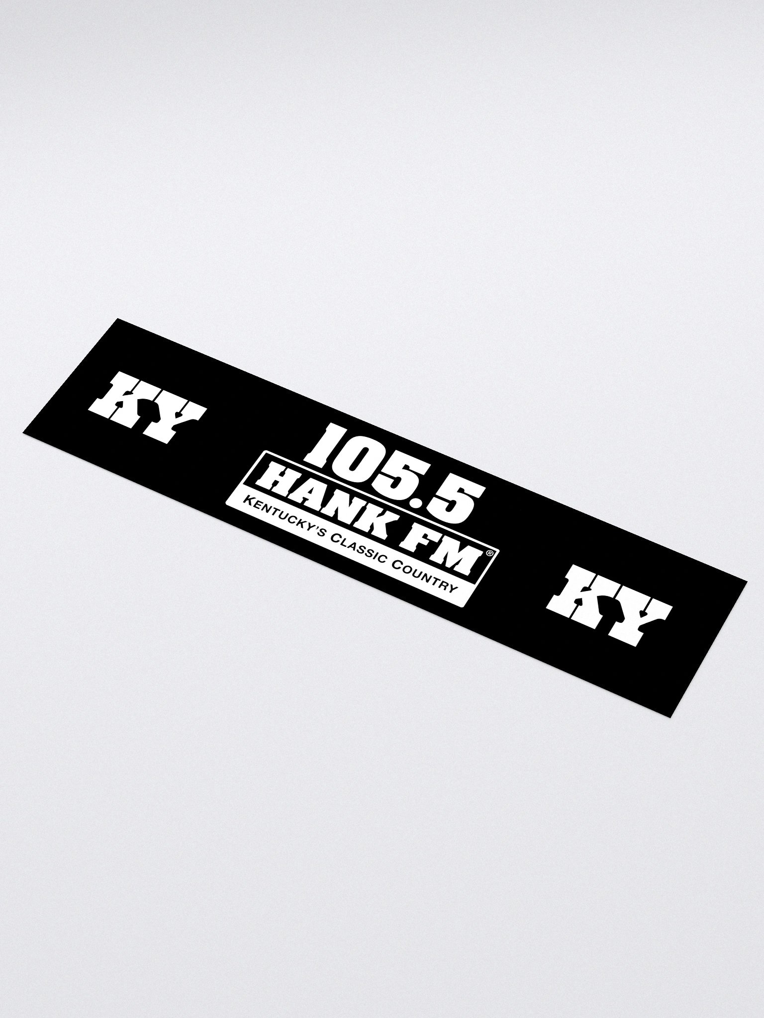 105.5 Hank Bumper sticker product image (1)