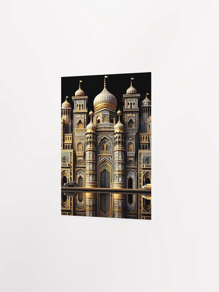 Golden Cityscape Dreamscape Poster product image (9)