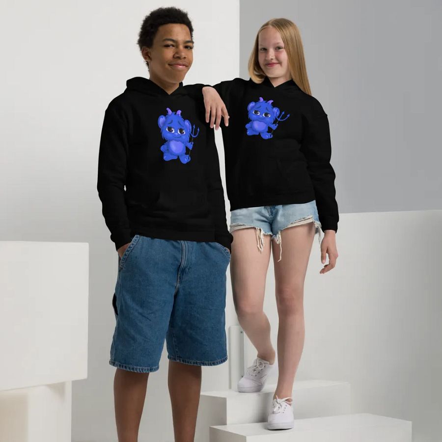 Kids Blue Devil Hoodie product image (3)