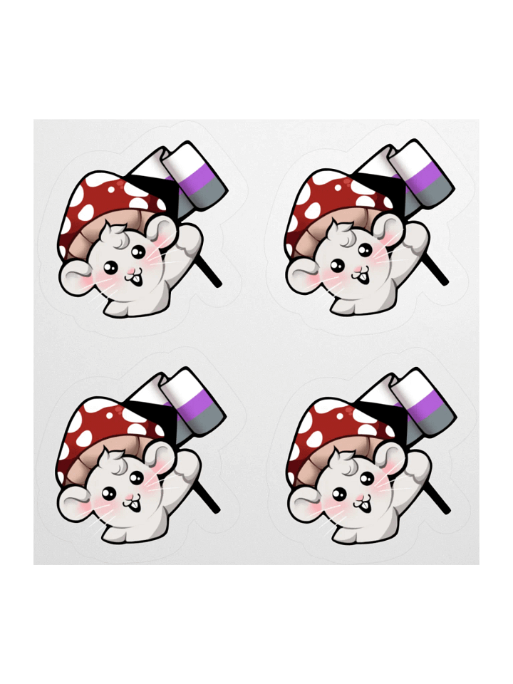 Demisexual Pride Flag Stickers product image (1)