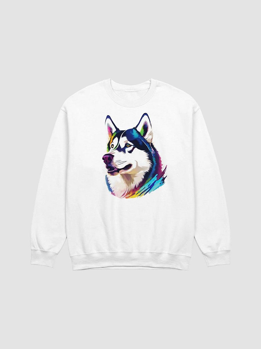 Graphic Siberian Husky Crewneck Sweatshirt product image (34)