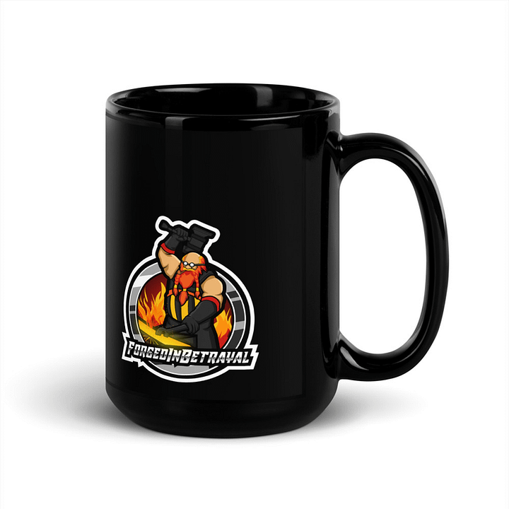 [forgedinbetrayal] Black Glossy Mug product image (1)