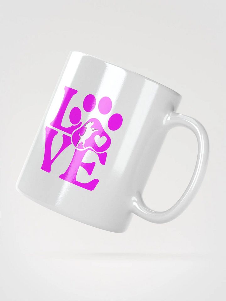 Dog Lover Coffee Mug, Pink Love product image (5)