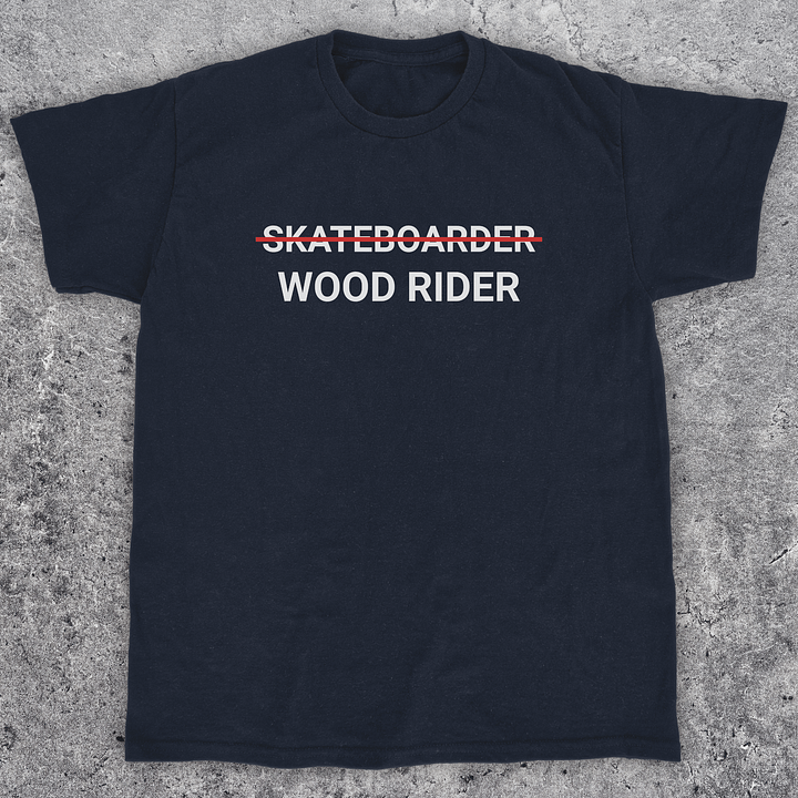 Wood Rider, Funny skateboarding t-shirt, unisex product image (1)