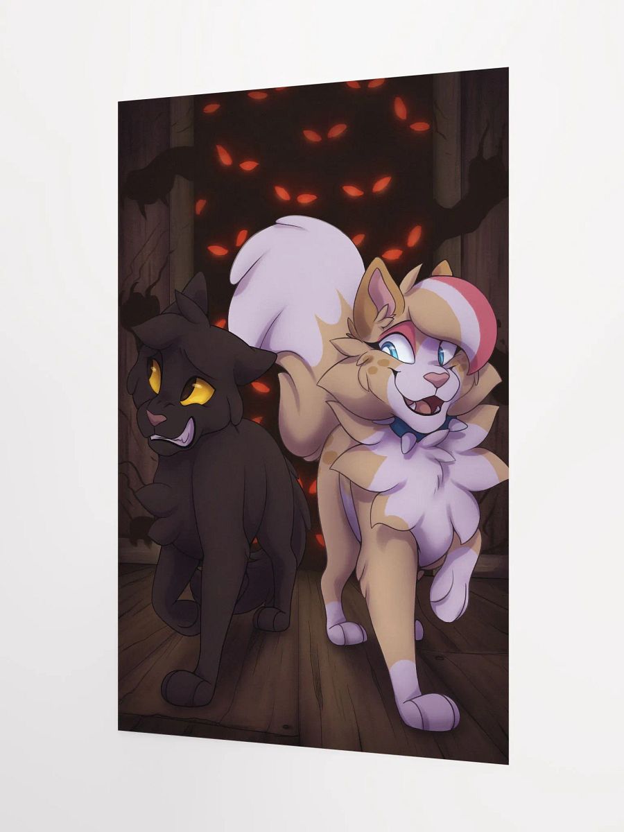 Cream & Spooky Haunted Mansion Poster (Textless) product image (15)