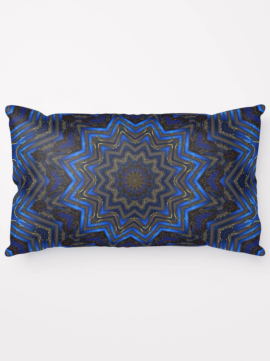 Blue Ribbon Kaleidoscope Throw Pillow product image (15)