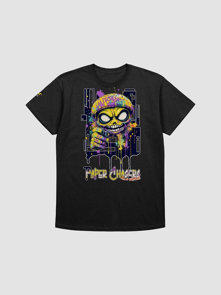 Kilo Express - Paper Chasers Helmet Head (Yellow Purp) Tee product image (1)