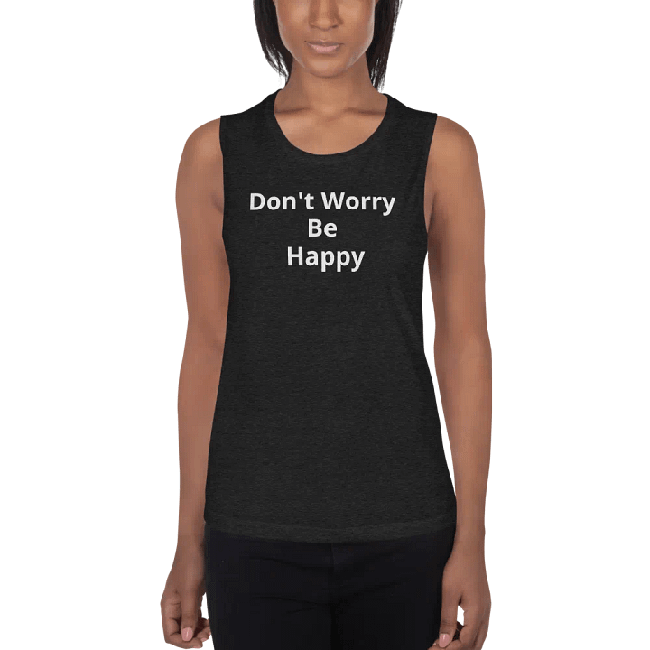 Pixelated Positivity Muscle Tank product image (1)