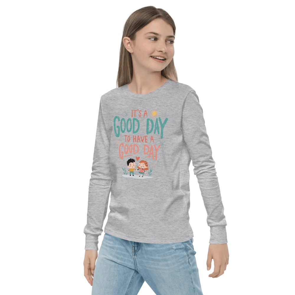 Whimsical Good Day Kids' Long Sleeve Tee product image (22)