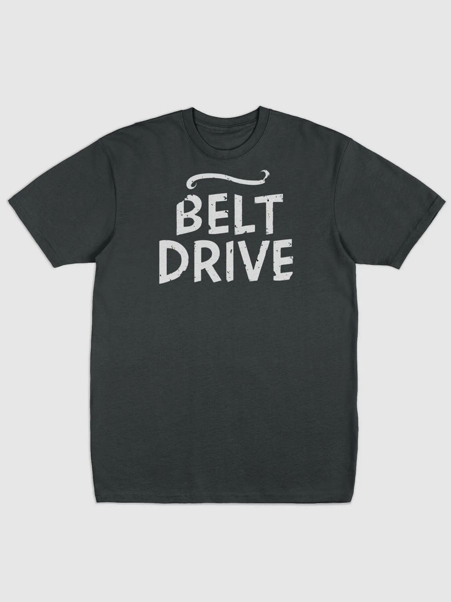 Belt Drive Design T-Shirt - design, Funny Graphic Tee for Casual Wear product image (4)