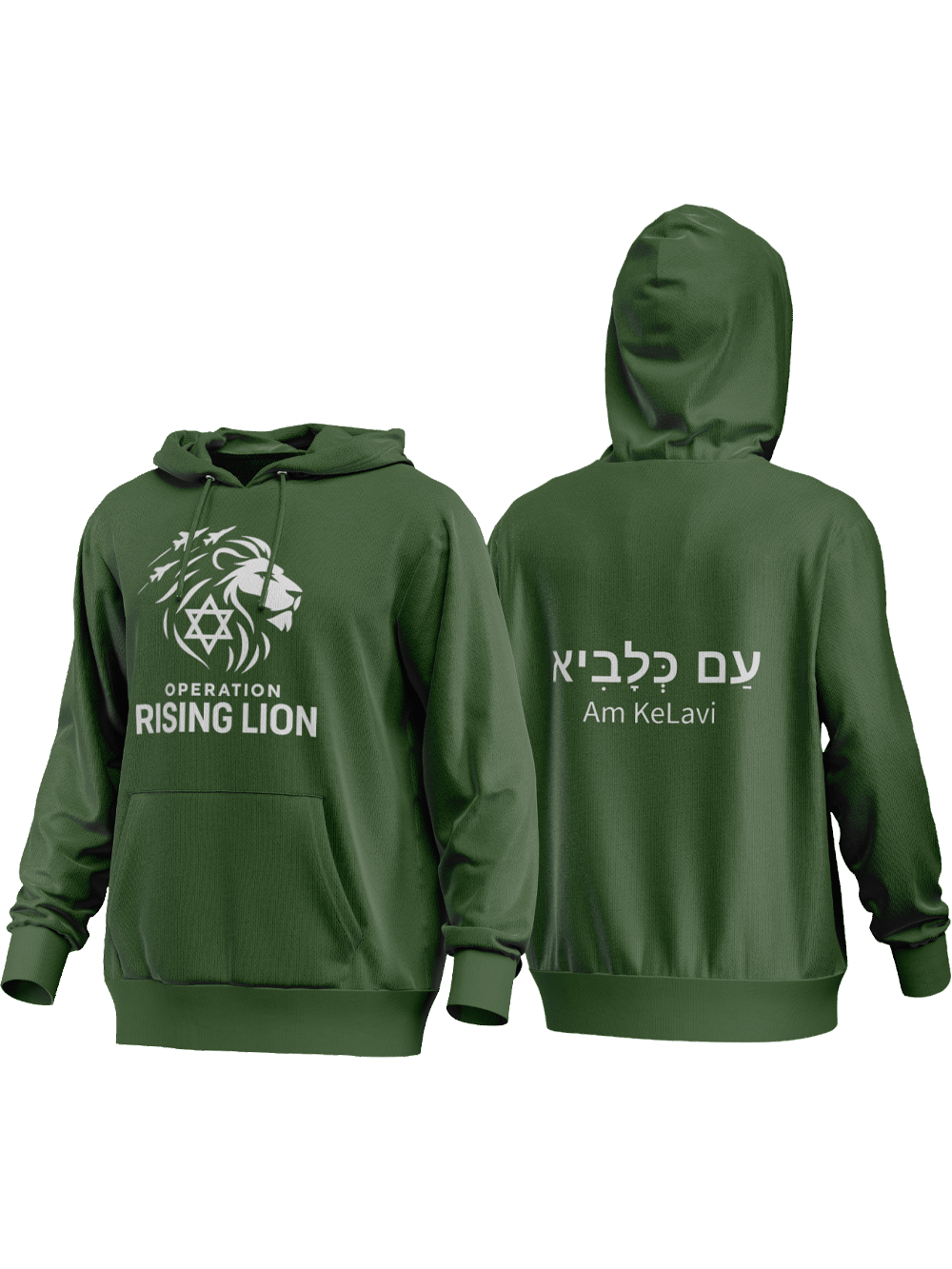 "OPERATION RISING LION" (WHITE EMBLEM) Hoodie product image (21)
