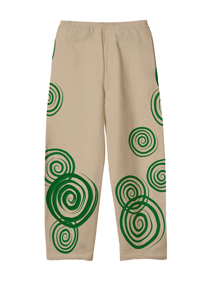 Swirl Print Beige Pants product image (1)