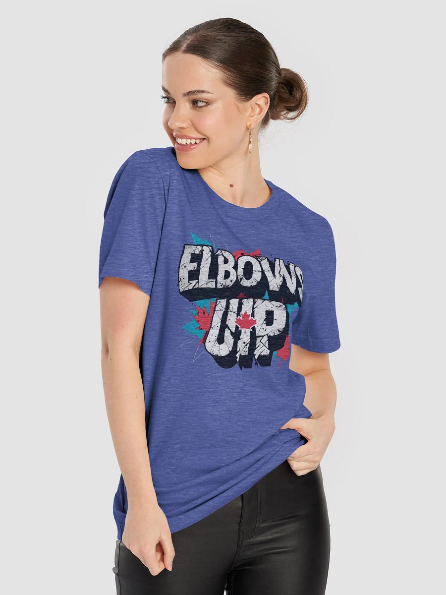 Proudly Canucks | ELBOWS UP Bold Canadian Political T-Shirt product image (8)
