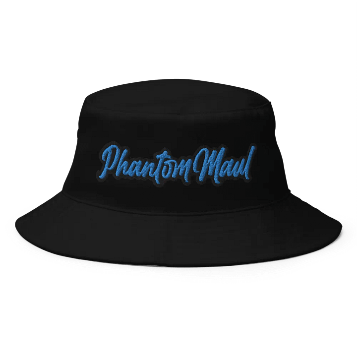 'PhantomMaul' Bucket Hat Blue Lettering product image (1)