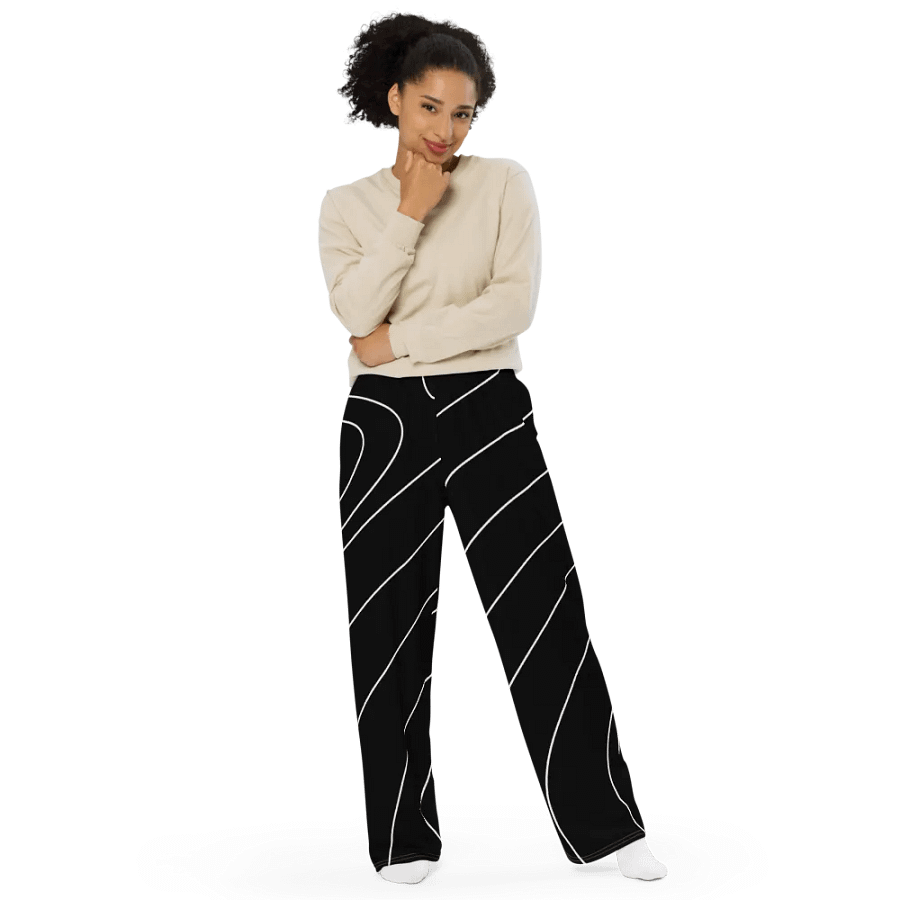 Flowing Contours Wide-Leg Pants product image (11)