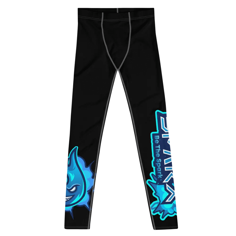 Mens Workout Leggings - Black product image (10)