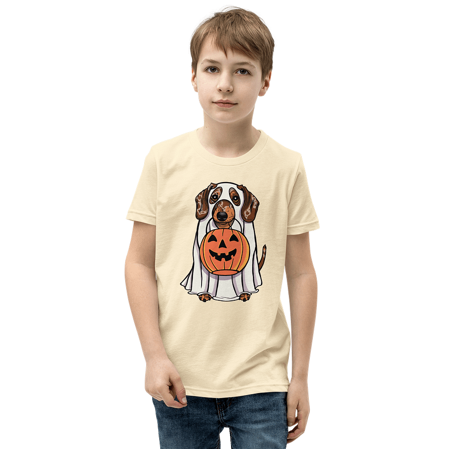 Halloween Dachshund(Dapple 2) Youth T-Shirt product image (21)