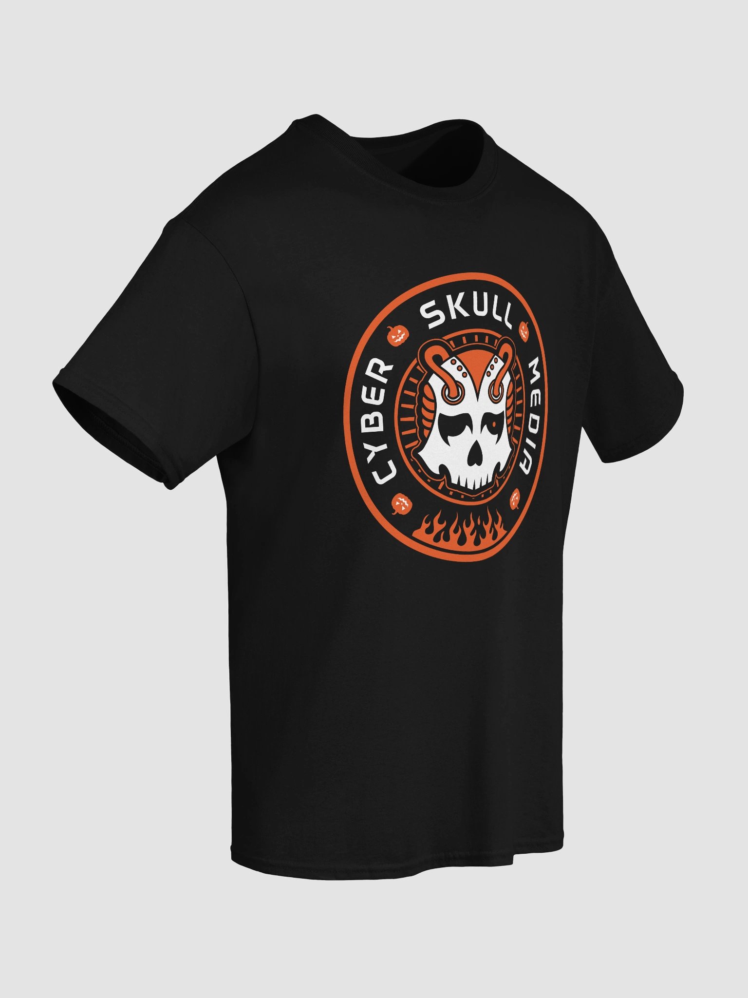 Cyber Skull Halloween 2025 Logo Tee (Basic) product image (8)