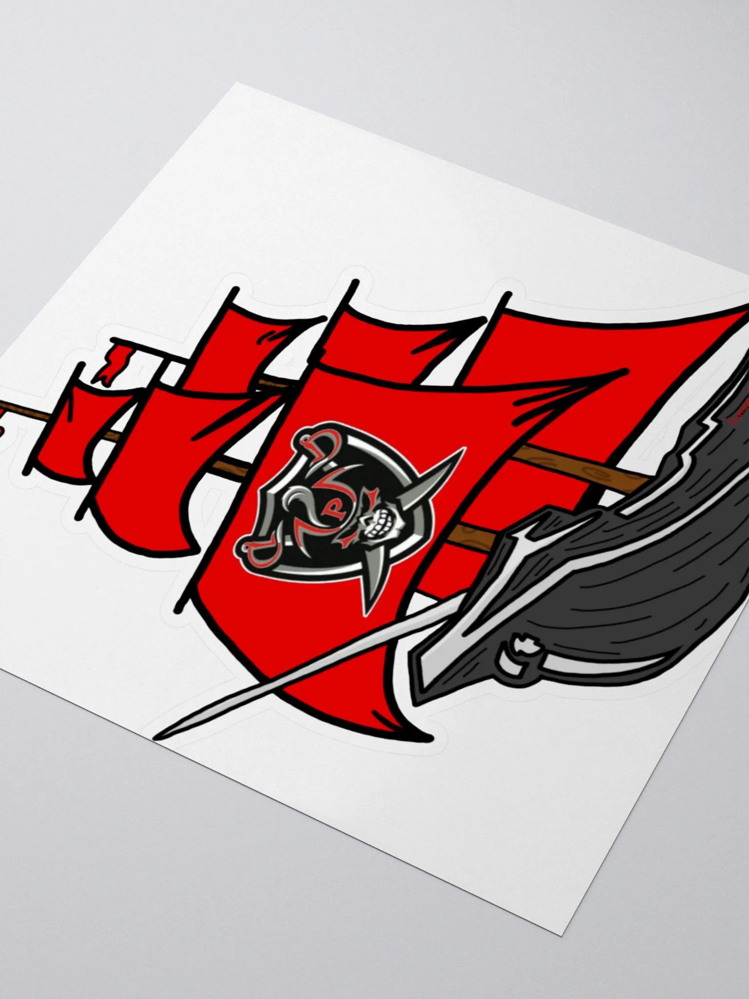 Crimson Sabre Sticker product image (3)