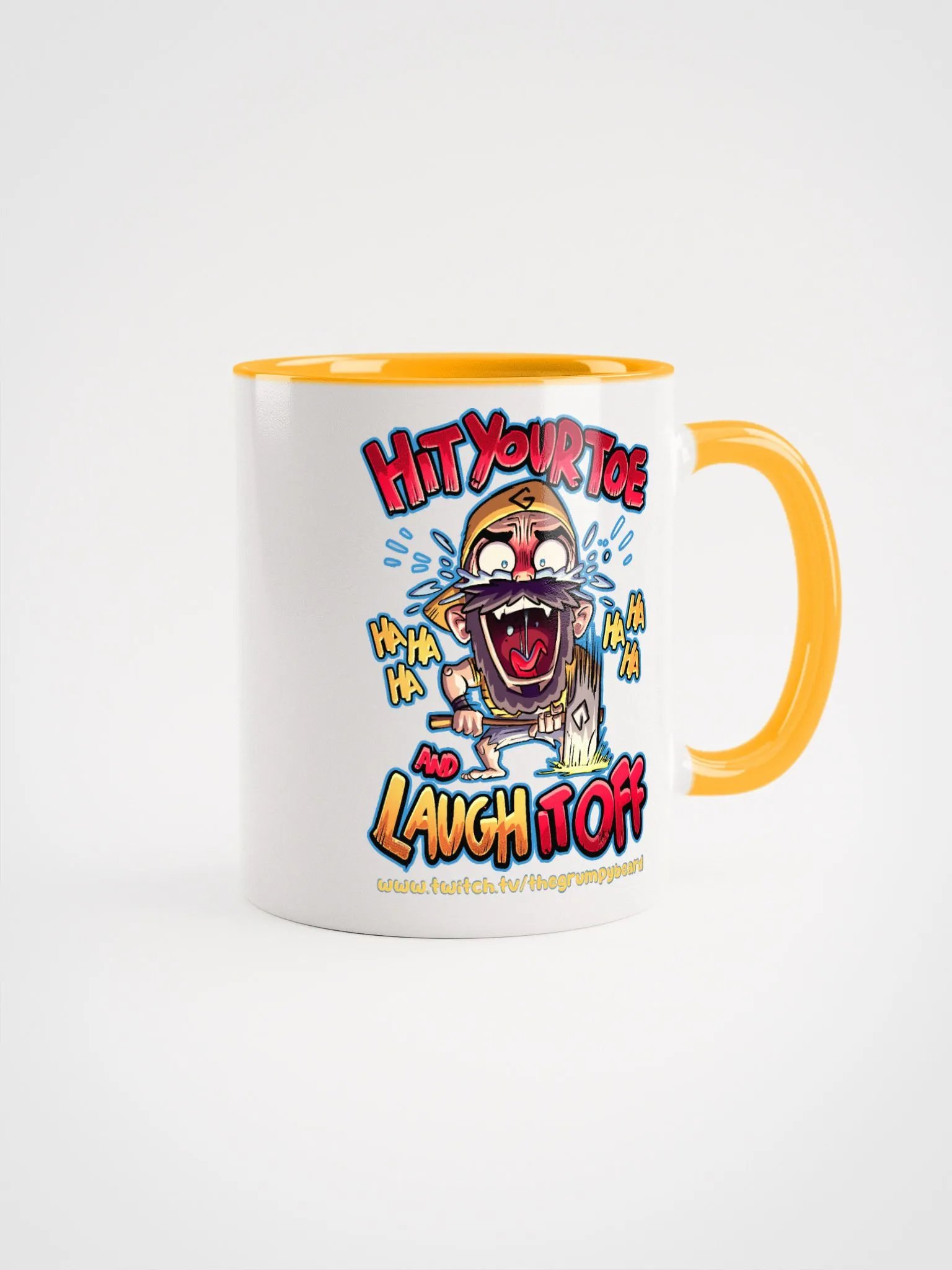 Hit your toe & laugh it off - Ceramic Mug with Color Inside product image (36)