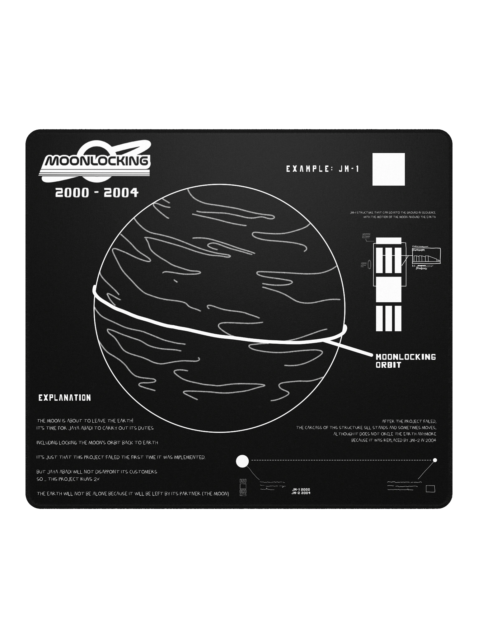 DESKMAT | MOONLOCKING (BLACK EDITION) product image (2)