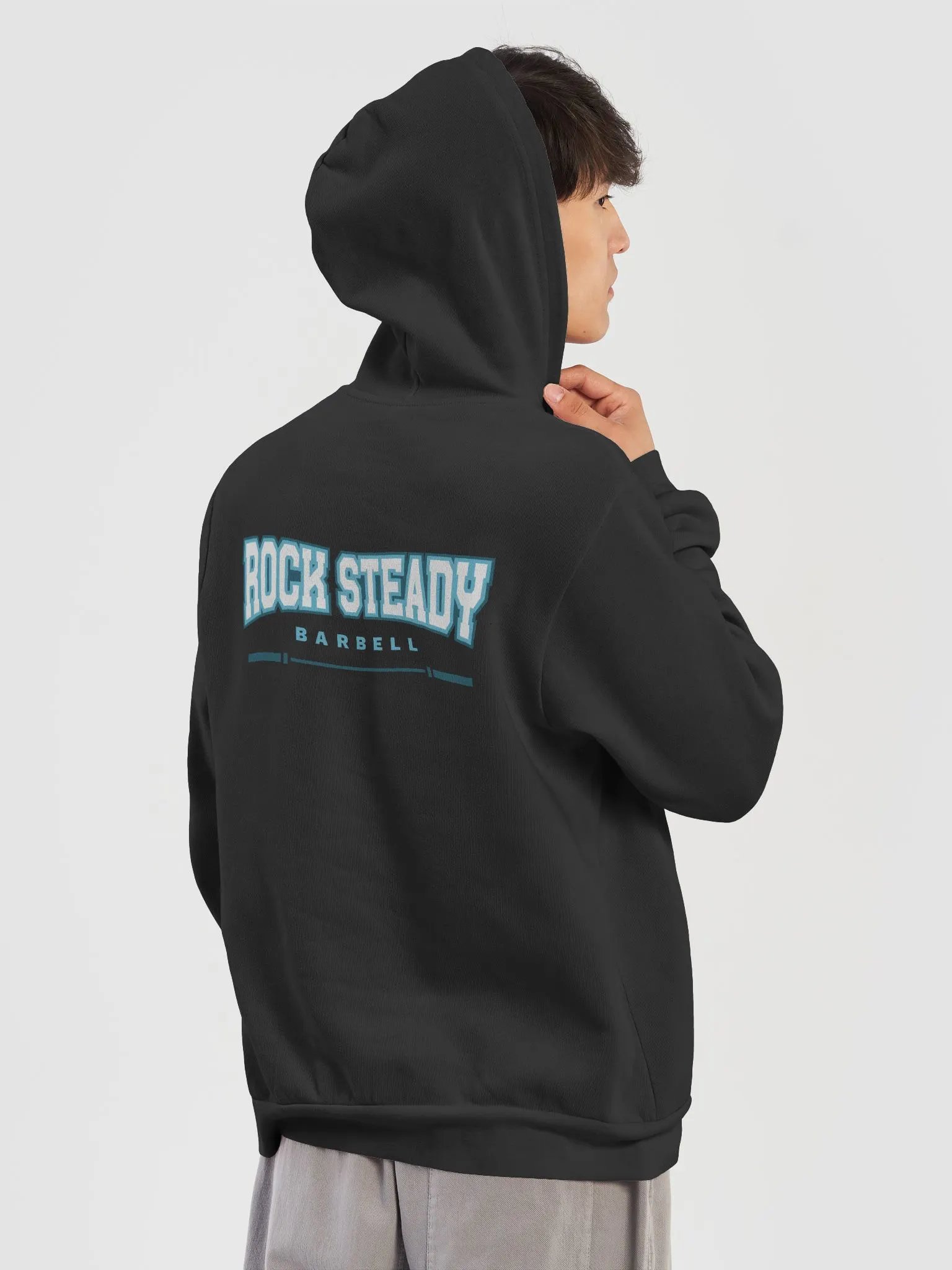 Rock Steady Barbell Bella Canvas Hoodie product image (33)