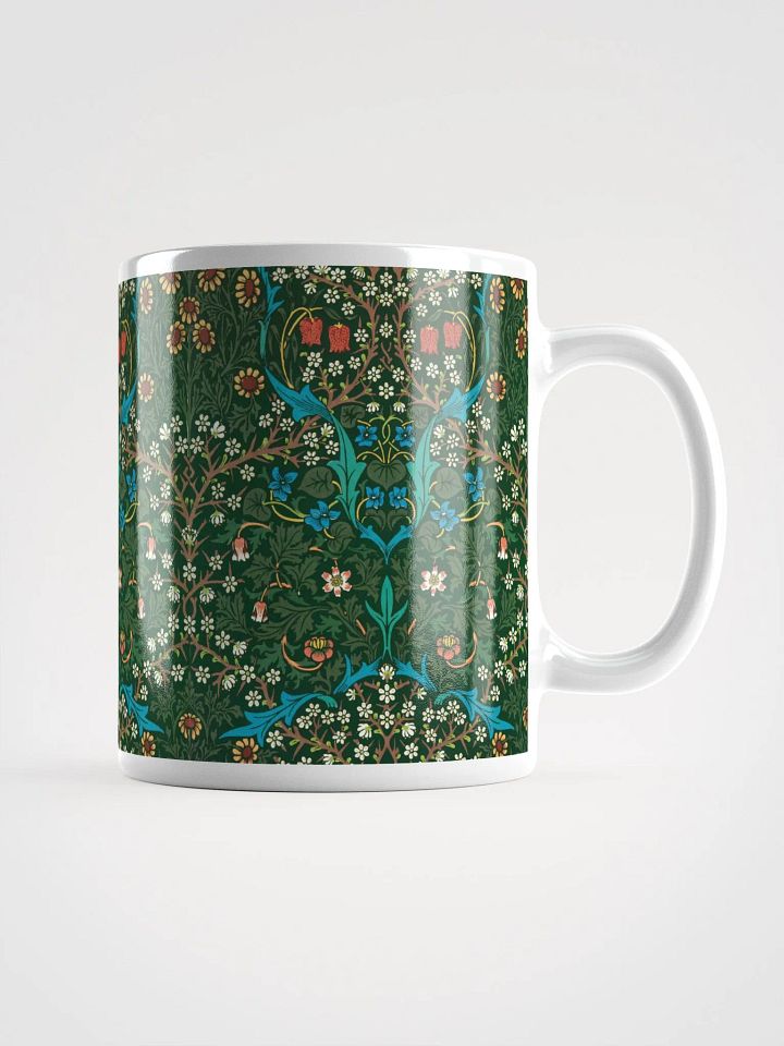 Tulip Pattern White Glossy Mug product image (1)