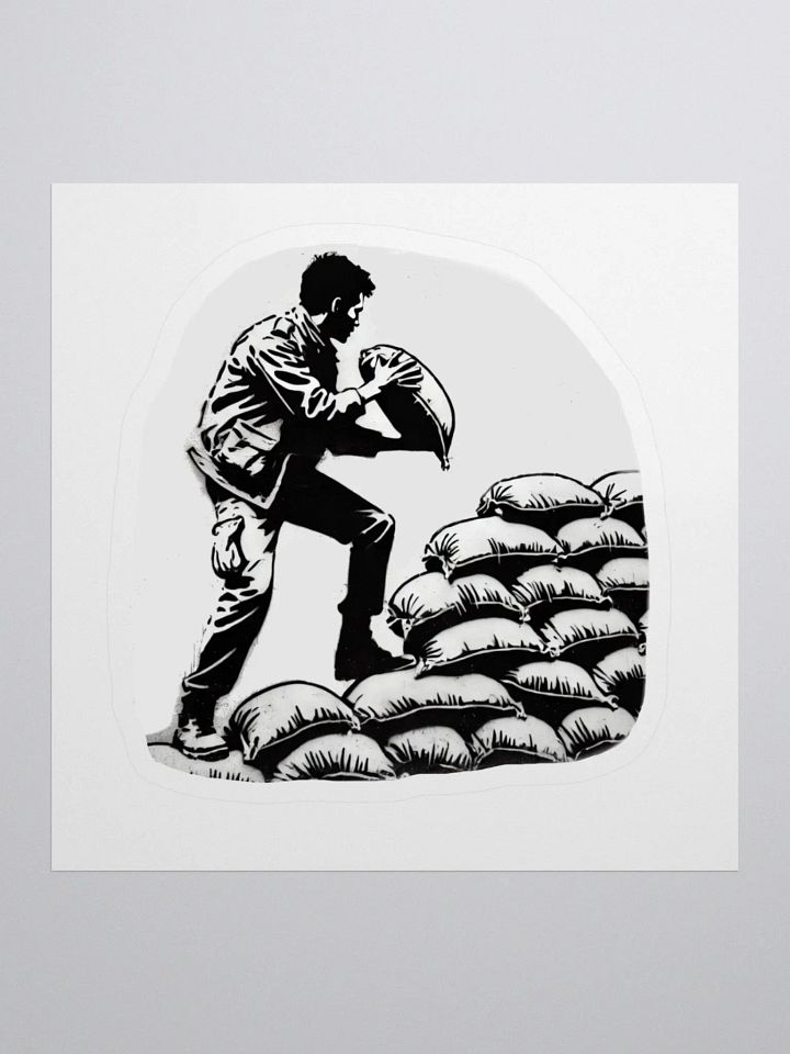 Sandbagger Vinyl Sticker (Indoor Use) product image (1)