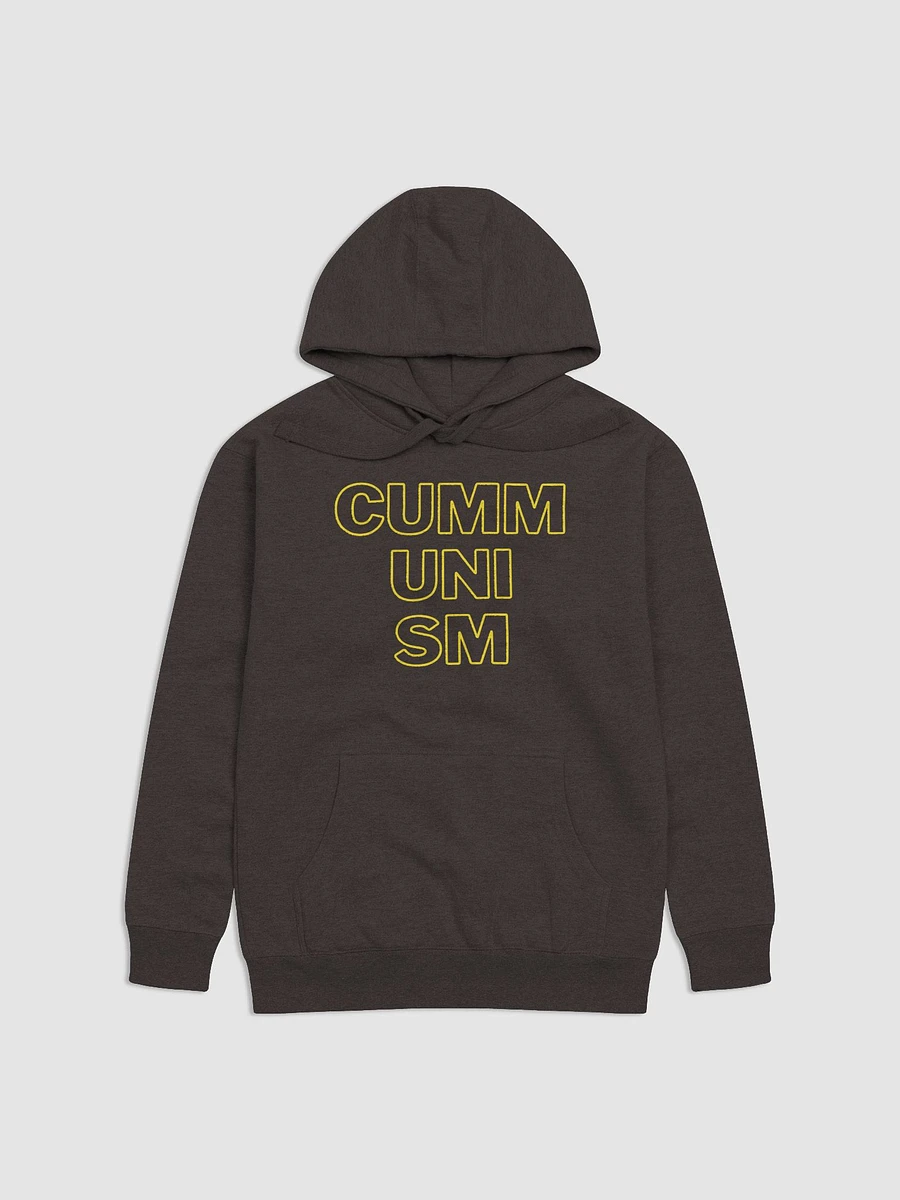 Cummunism UNISEX Hoodie Yellow by Dragos Comedy product image (6)