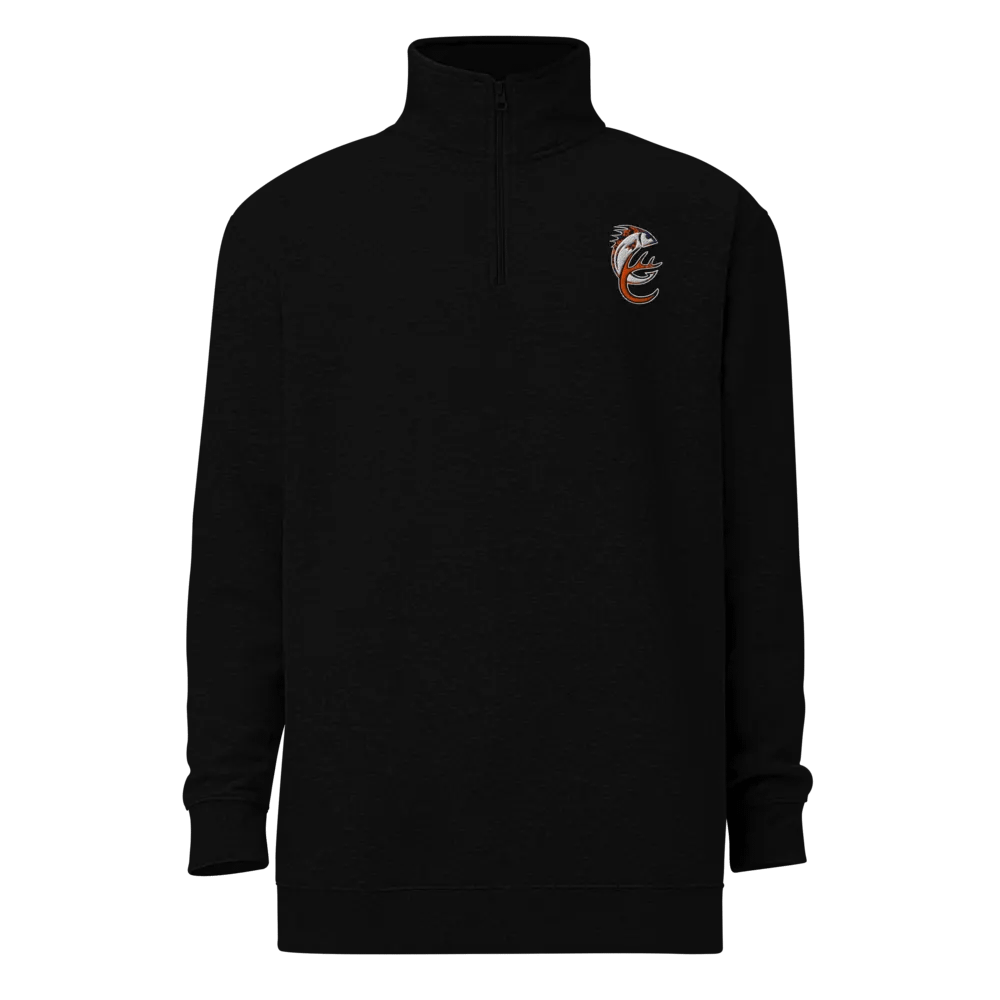 1/4 Zip Fleece Pullover Embroidered product image (1)