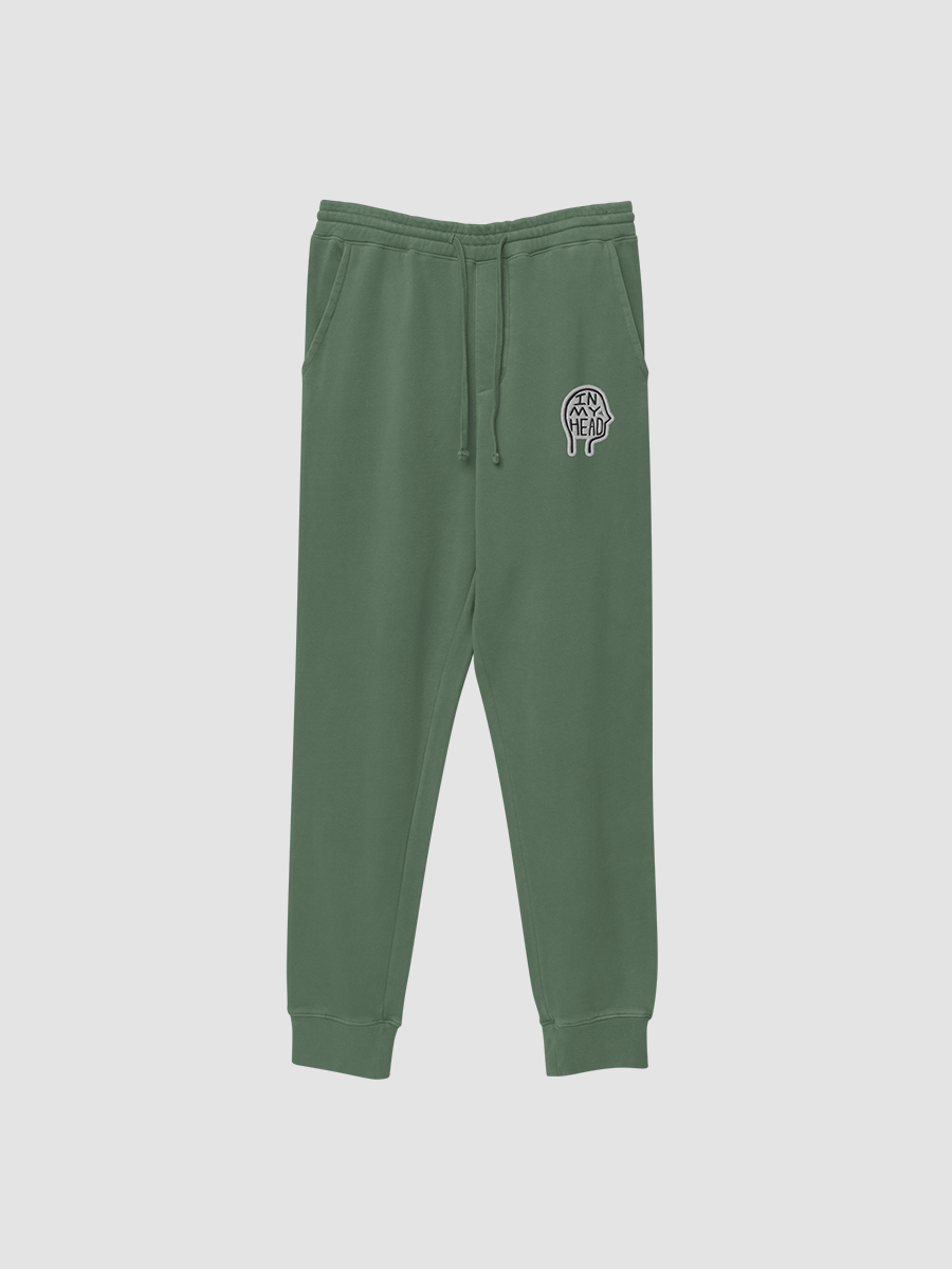 In My Head embroidered pigment sweatpants (bubble design) product image (3)