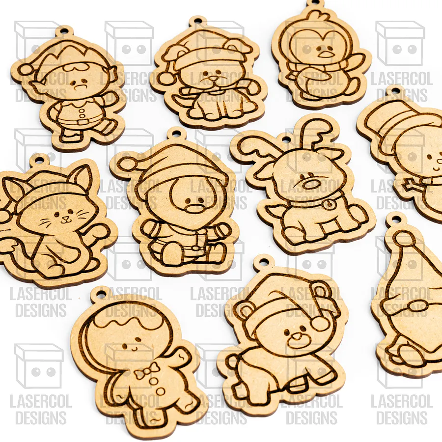 Christmas Ornaments - Laser Cut Files product image (9)