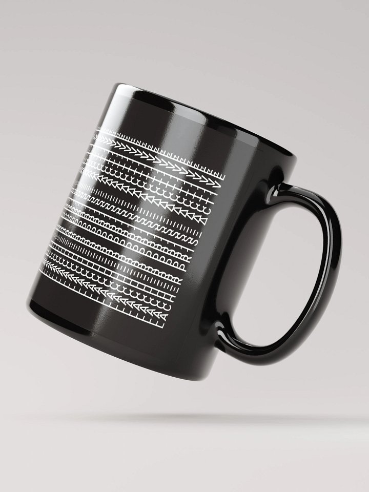 Mug Noir Codé Zen Blanc - Lacher Prise Activé - Cadeau élégant product image (2)