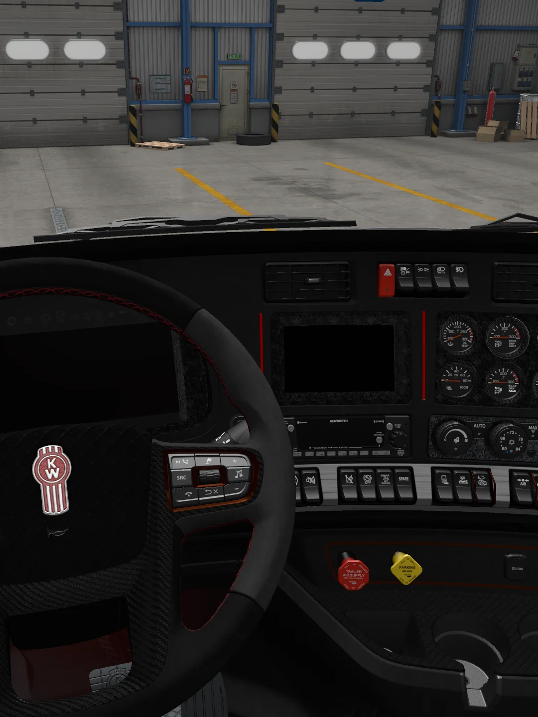 [T680_22-EWI_1] Kenworth T680 2022 - EnioWorkshop Interior Black v1.2 product image (1)