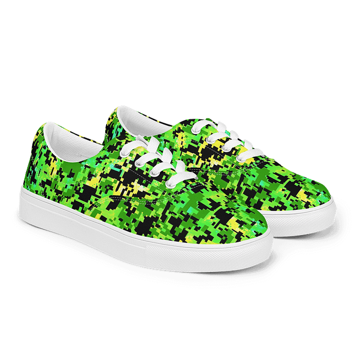 Pixel Camo Men's Canvas Sneakers product image (2)