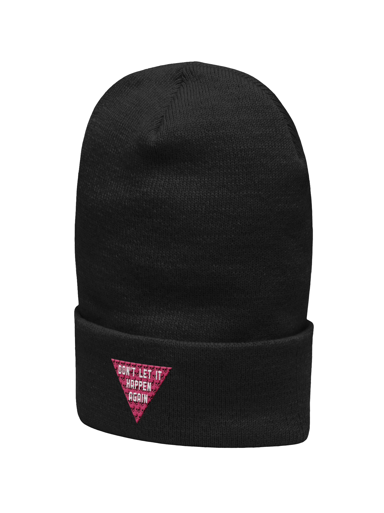 Pink Triangle Knit Hat product image (2)