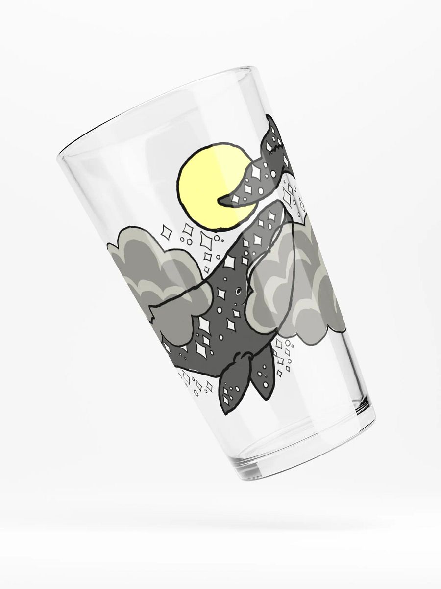 starry gray whale night sky pint glass product image (4)
