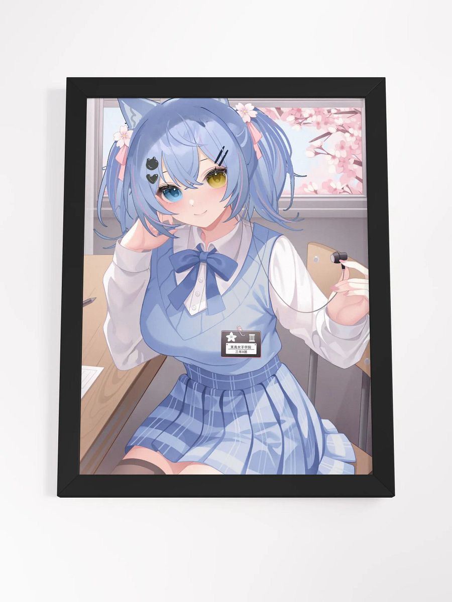 Framed Blue School Girl product image (39)