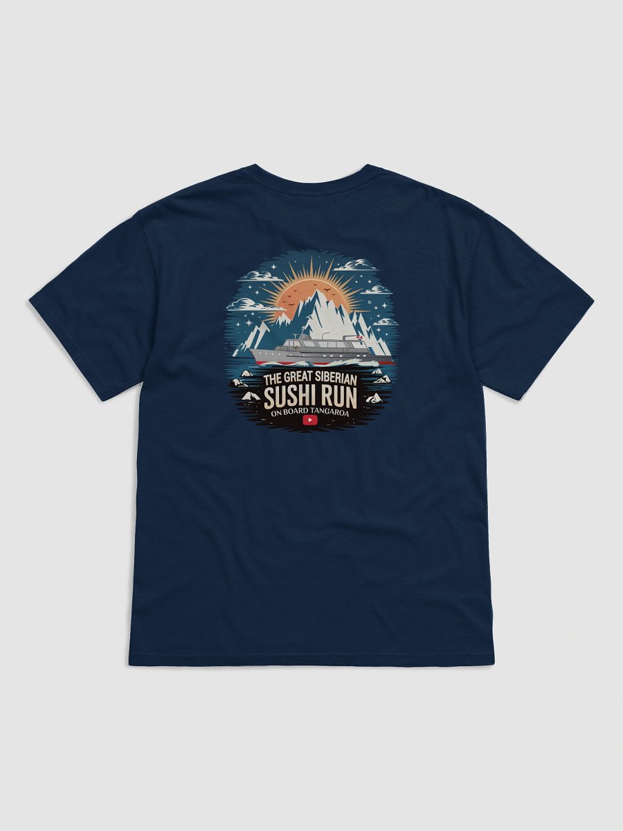 The Great Siberian Sushi Run T-Shirt – (Dark Colours and Mountain Logo)) product image (23)