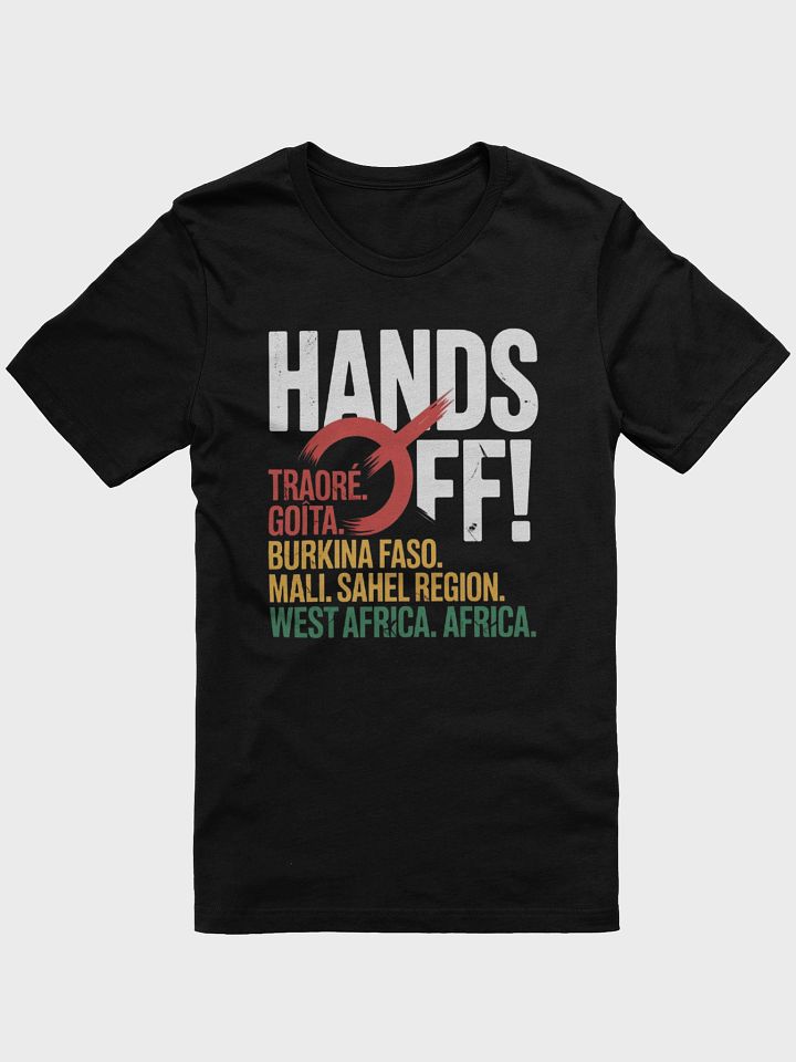 Hands off Traore Burkina Faso Mali Africa Ibrahim Traoré Supersoft T-shirt product image (1)