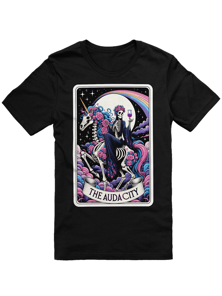 Tarot Style Skeleton Unicorn T-shirt product image (13)