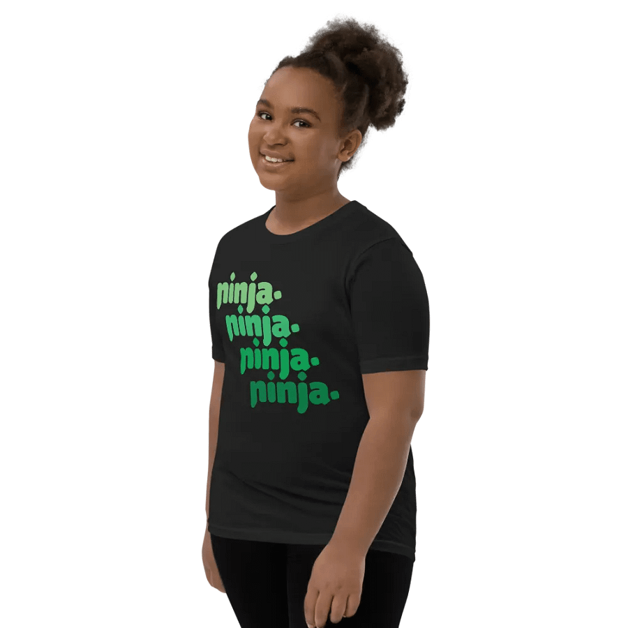 Quad Ninja Kids Tee: Green product image (12)
