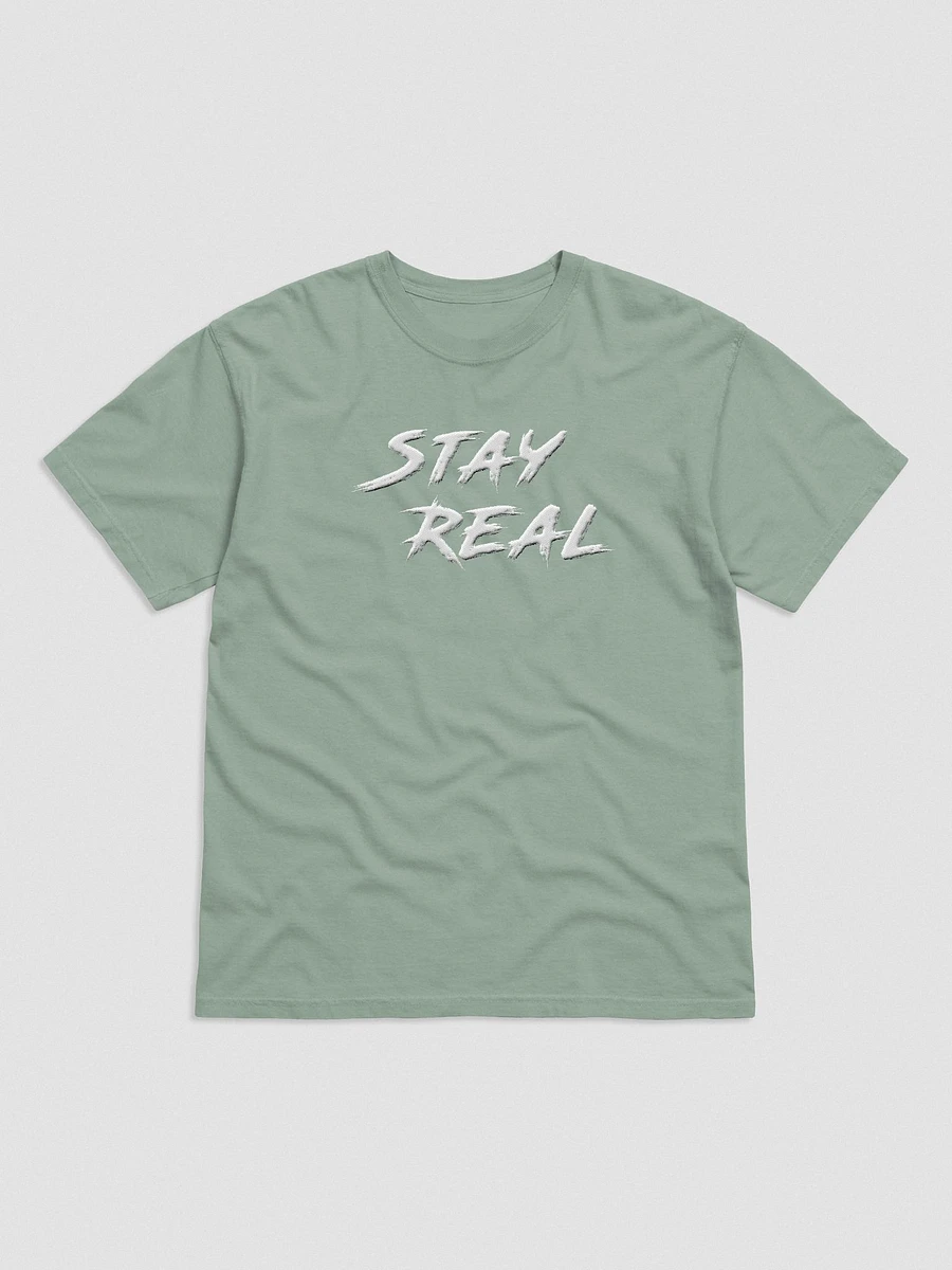 Stay REAL Embroidered T product image (8)