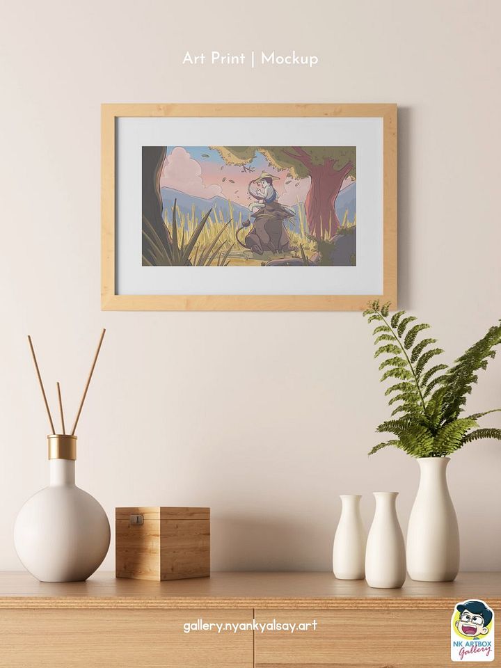 Serenading a Buffalo | Exclusive Digital product image (2)