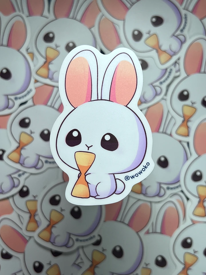 WoWoKo x Potato Fighters - Moon Bunny - Sticker product image (1)